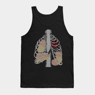 Mechanical Ribcage Tank Top